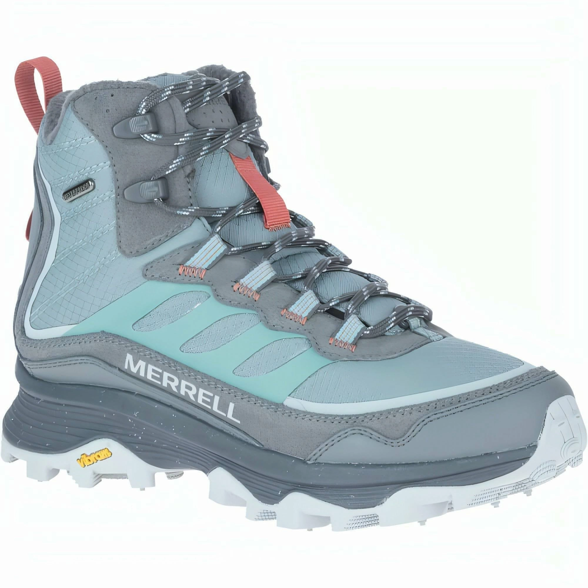 Water Repellant Path Walker Merrell Moab Speed Thermo Mid Waterproof Womens Walking Boots - Grey