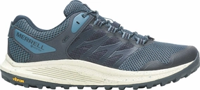 track - meet running shoes pre - run stretch Merrell Nova 3 GORE-TEX Mens Trail Running Shoes - Blue