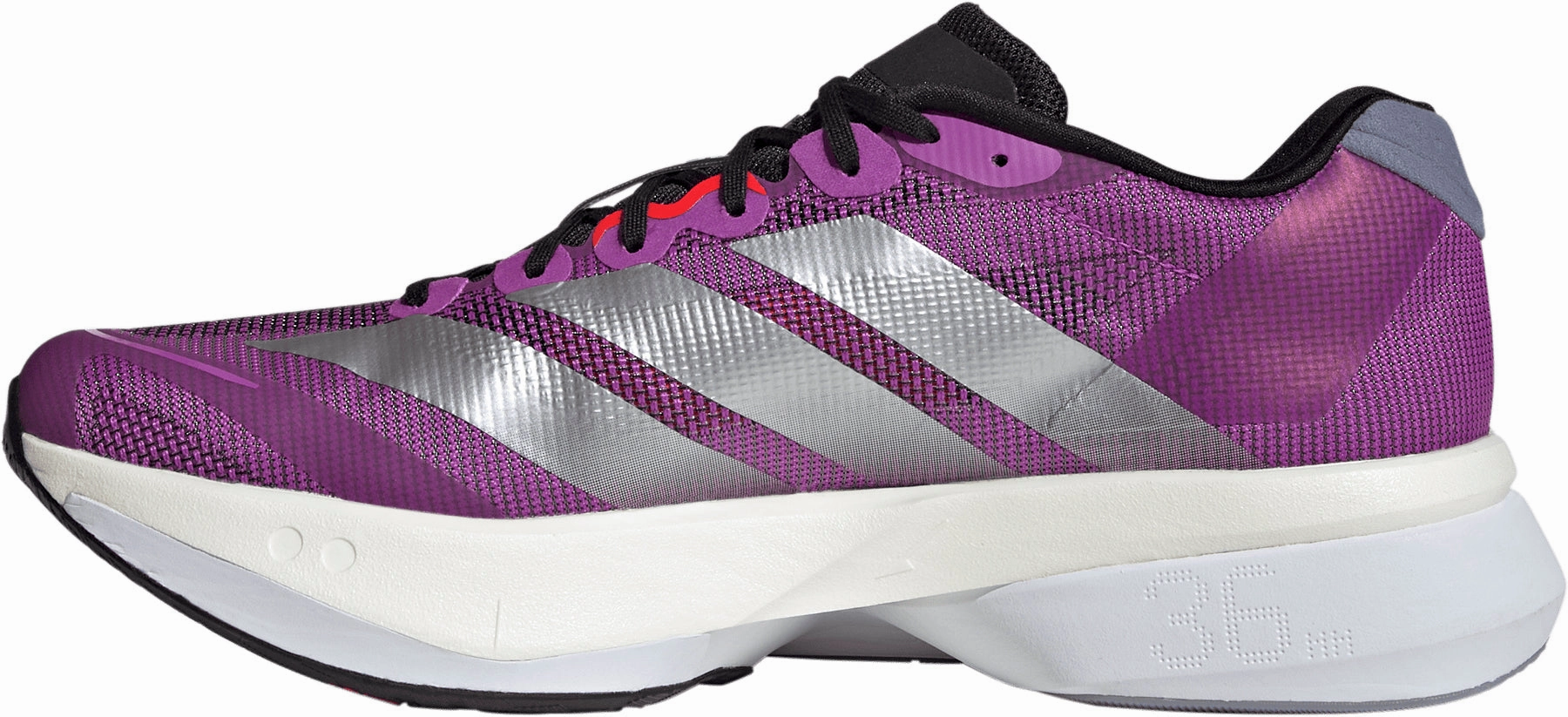 adidas Adizero Boston 13 Mens Running Shoes - Purple running in circular tracks shoes synthetic shoes