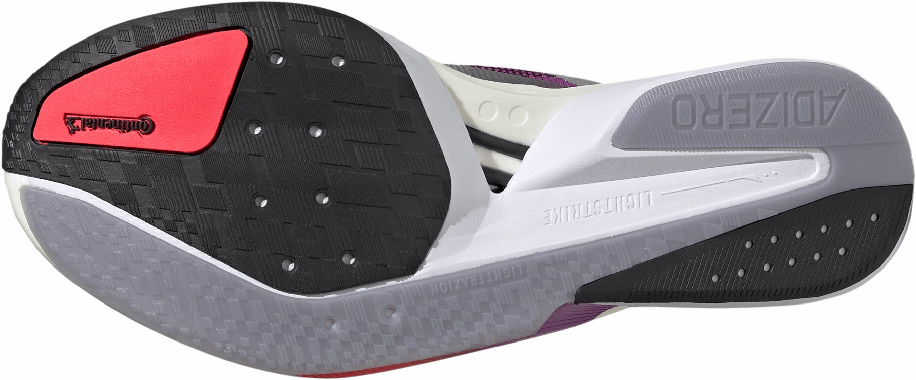 adidas Adizero Boston 13 Mens Running Shoes - Purple Full Length Cushion Layer Moisture Wicking Liner