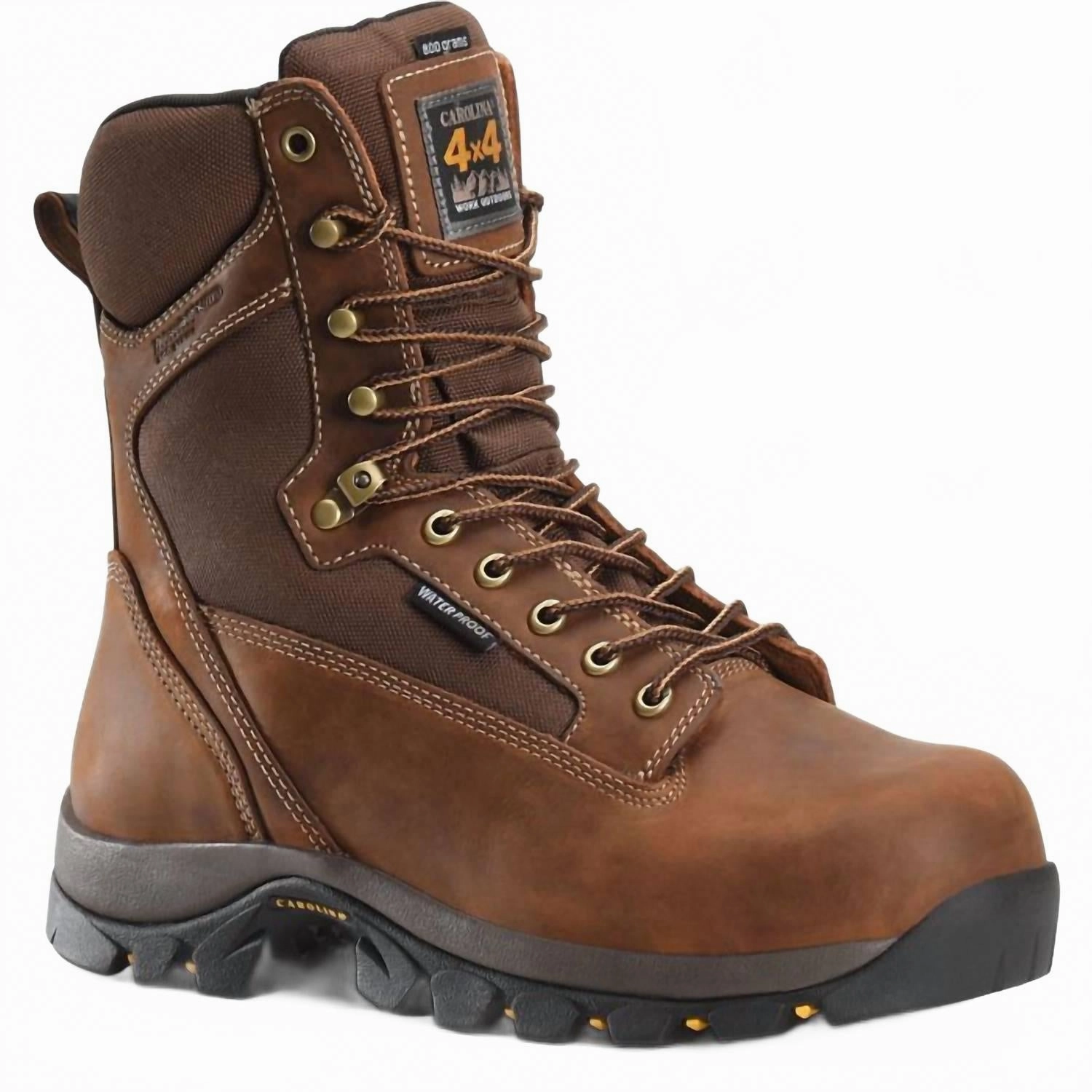 Forrest 8" Soft Toe Insulated Waterproof Work Boot In Dark Brown Quick Drying Mountain Climber Grippy Outsole Backcountry Camper
