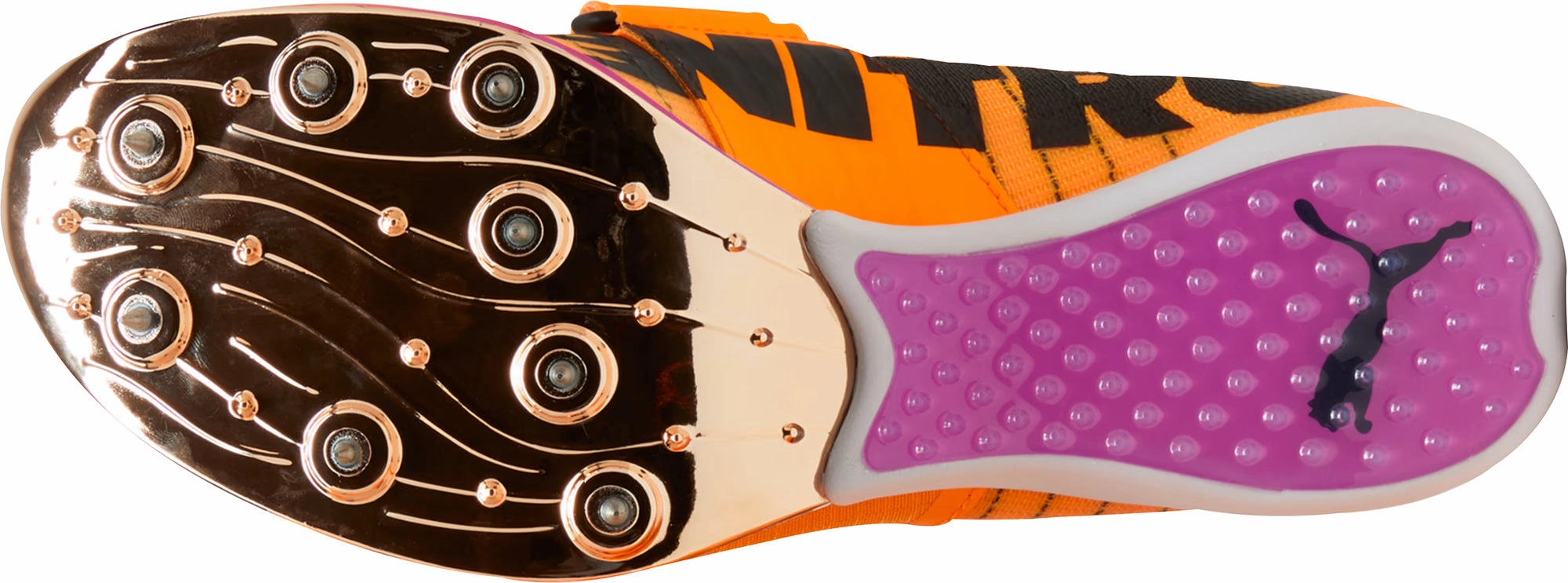 Puma evoSpeed Tokyo Nitro Long Jump Field Event Spikes - Orange foot strength