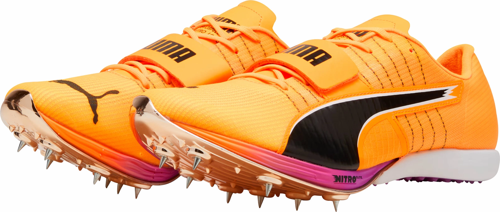 Puma evoSpeed Tokyo Nitro Long Jump Field Event Spikes - Orange Game Movement