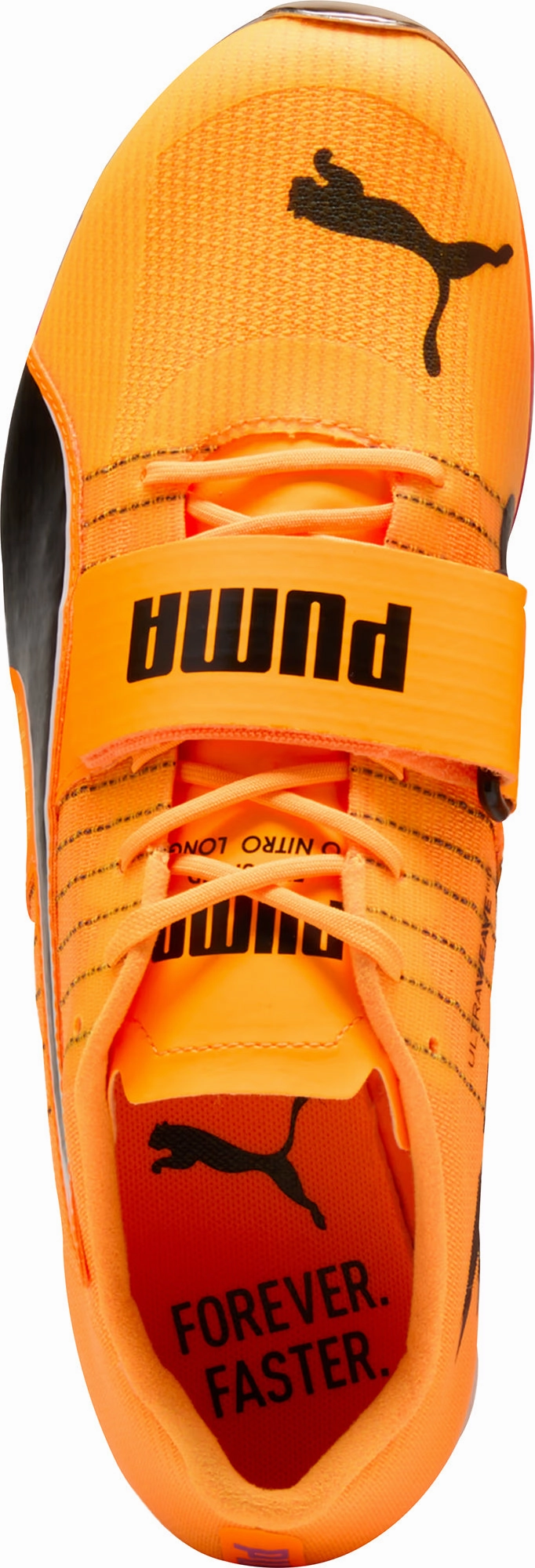 Puma evoSpeed Tokyo Nitro Long Jump Field Event Spikes - Orange Toe Flex Fit Design