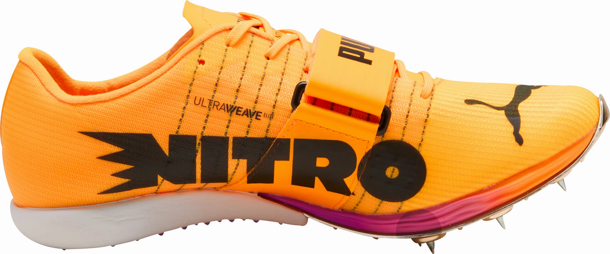 Puma evoSpeed Tokyo Nitro Long Jump Field Event Spikes - Orange Slide Prevention Agility Push