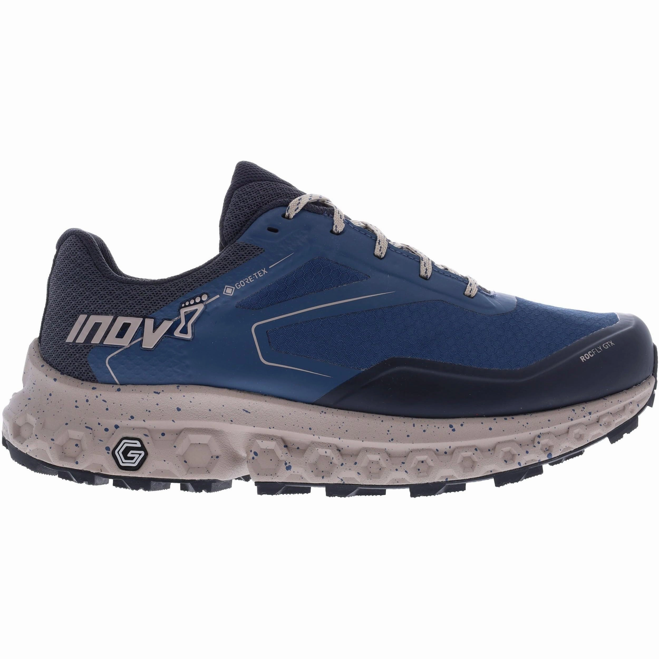 High Grip Inov8 RocFly G 350 GORE-TEX Mens Walking Shoes - Navy