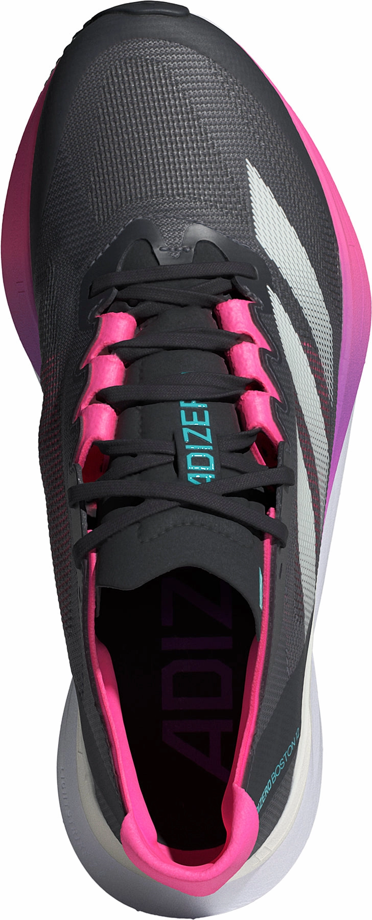 Ergonomic form adidas Adizero Boston 12 Womens Running Shoes - Grey