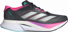 Ventilated Airflow Design RubberGrip adidas Adizero Boston 12 Womens Running Shoes - Grey