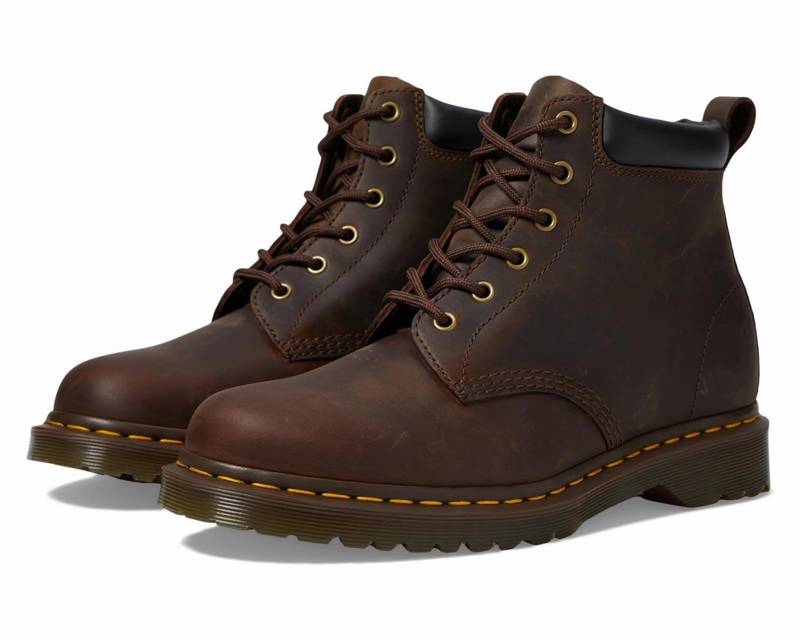 Easy to Wear Long Wear Comfort Dr. Martens 939 Ben 24282207 Men's Brown Leather Round Toe Ankle Boots ZOGG991
