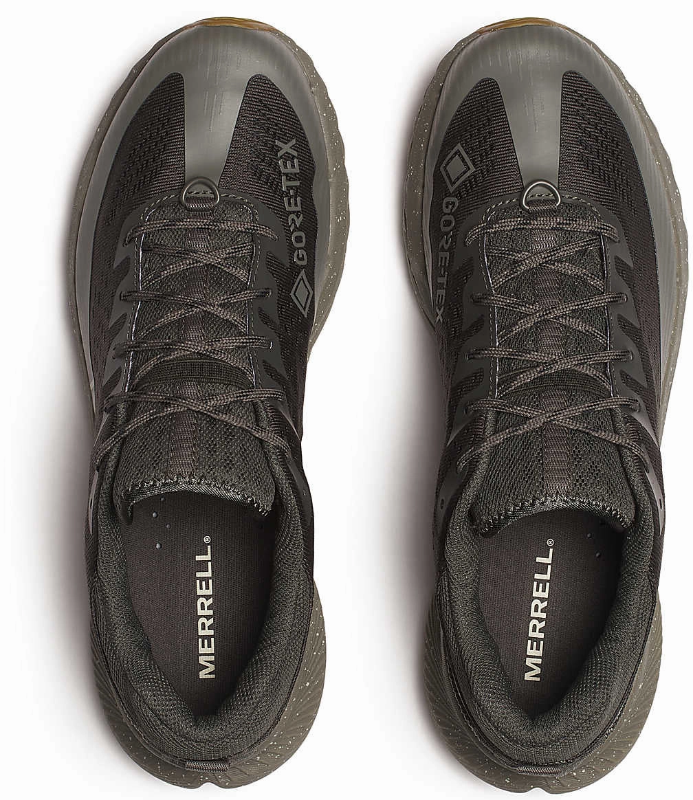 Advanced Abduction Plate vegan running shoes Merrell Agility Peak 5 GORE-TEX Mens Trail Running Shoes - Grey