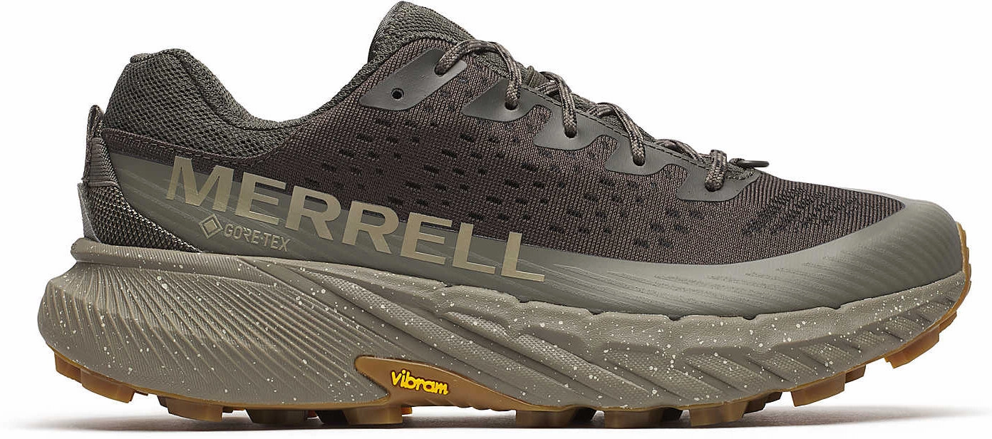 Merrell Agility Peak 5 GORE-TEX Mens Trail Running Shoes - Grey camping - running shoes