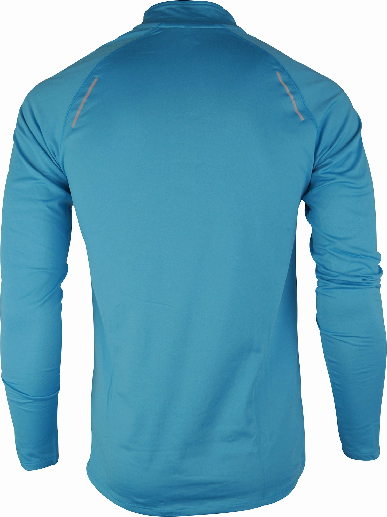 Sleepwear More Mile Vivid Half Zip Long Sleeve Mens Running Top - Blue