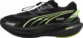 Puma Deviate Nitro 3 WTR  Womens Running Shoes - Black Breathable Design
