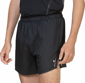 Ronhill Tech Race 5 Inch Mens Running Shorts - Black Minimal Bulk