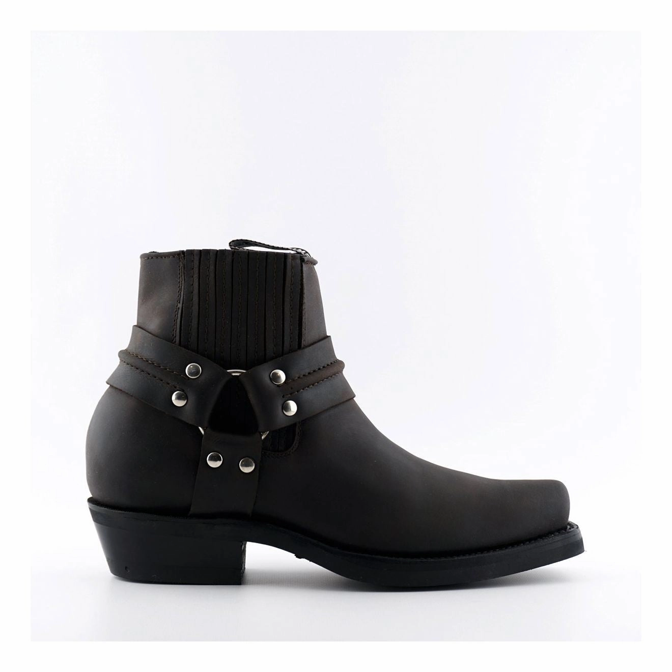 Grinders Unisex Brown Western Leather Boots-Renegade Lo Energy Return Cushion Travel Easy