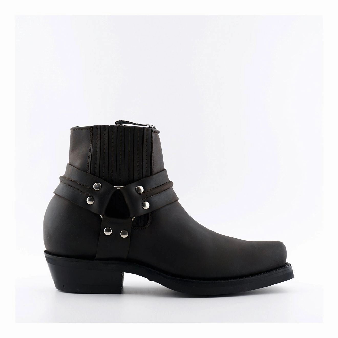 Grinders Unisex Brown Western Leather Boots-Renegade Lo No Tie Hard Wear