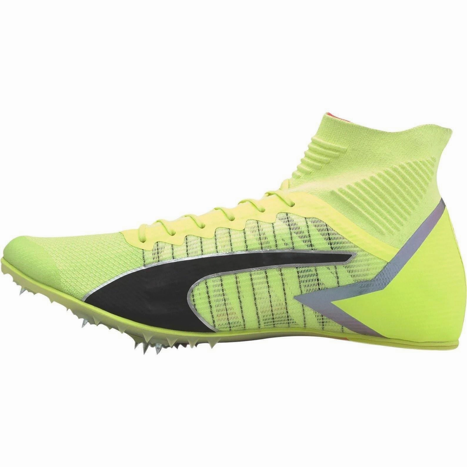 Puma evoSPEED Tokyo Future Mid Running Spikes - Yellow Motion Boost