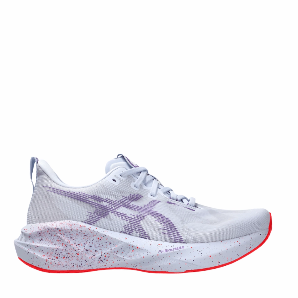 ASICS Men's NOVABLAST 5 TOKYO Collection Running Shoes in Blue Fade/Edo Purple AW25 summer - appropriate Impact Resistance