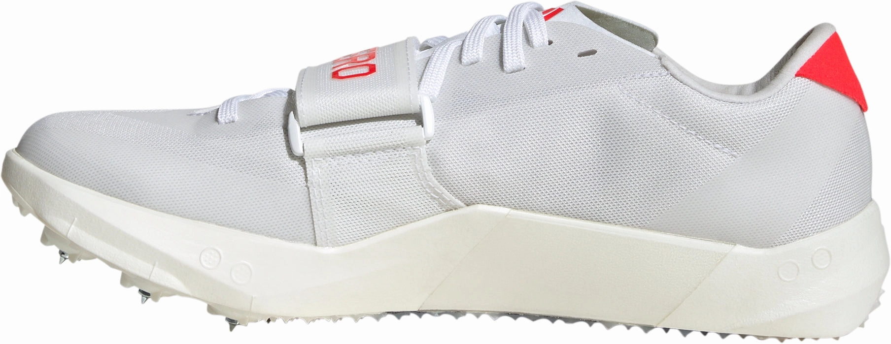 Quick Reflex Performance Ready adidas Adizero Triple Jump / Pole Vault Field Event Spikes - White