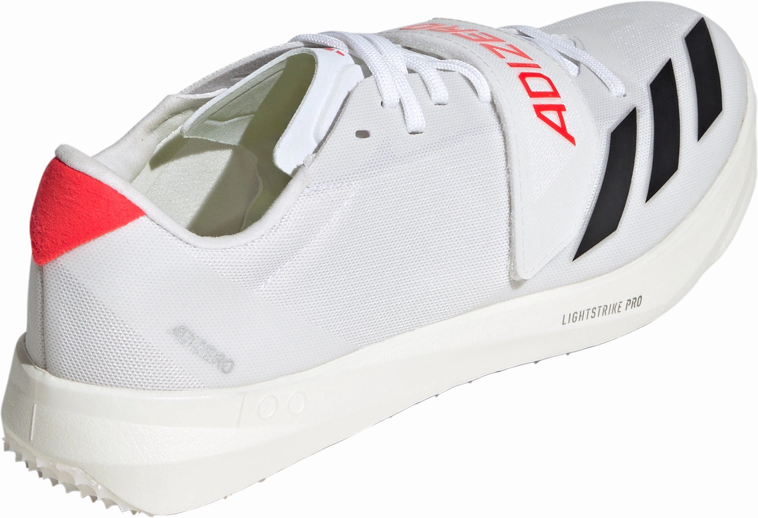 adidas Adizero Triple Jump / Pole Vault Field Event Spikes - White Offensive Play Touch Gear