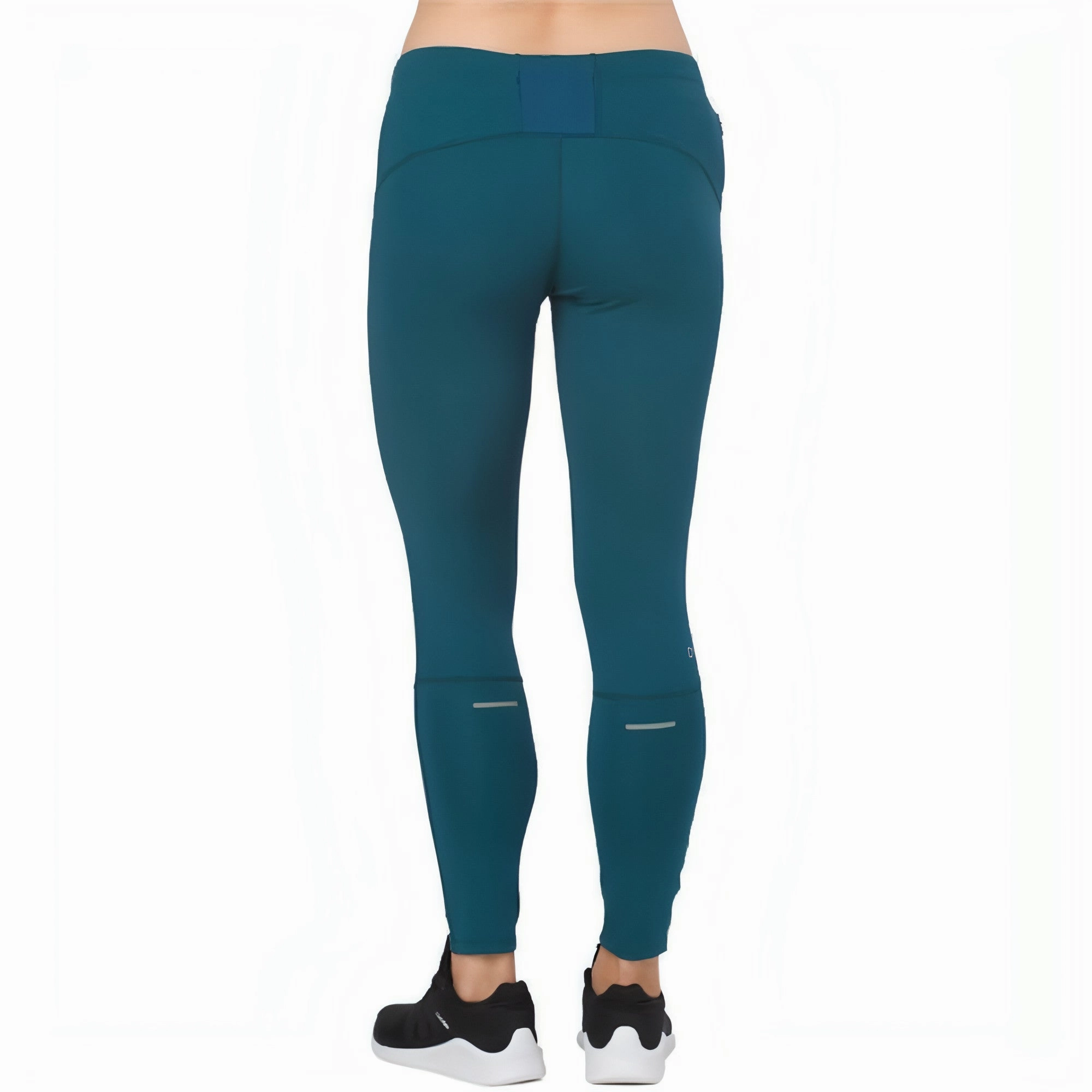Asics Colour Block Womens 7/8 Running Tights - Blue Anti Static Material Studio Style