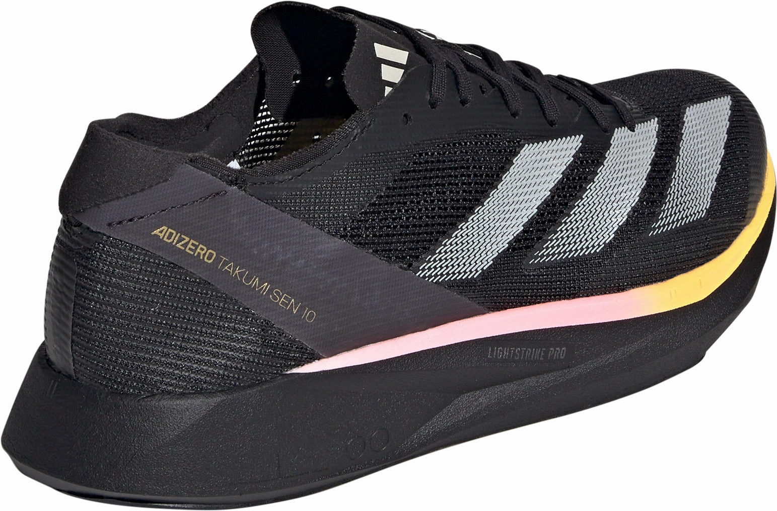 adidas Adizero Takumi Sen 10 Womens Running Shoes - Black Temperature Regulating Material