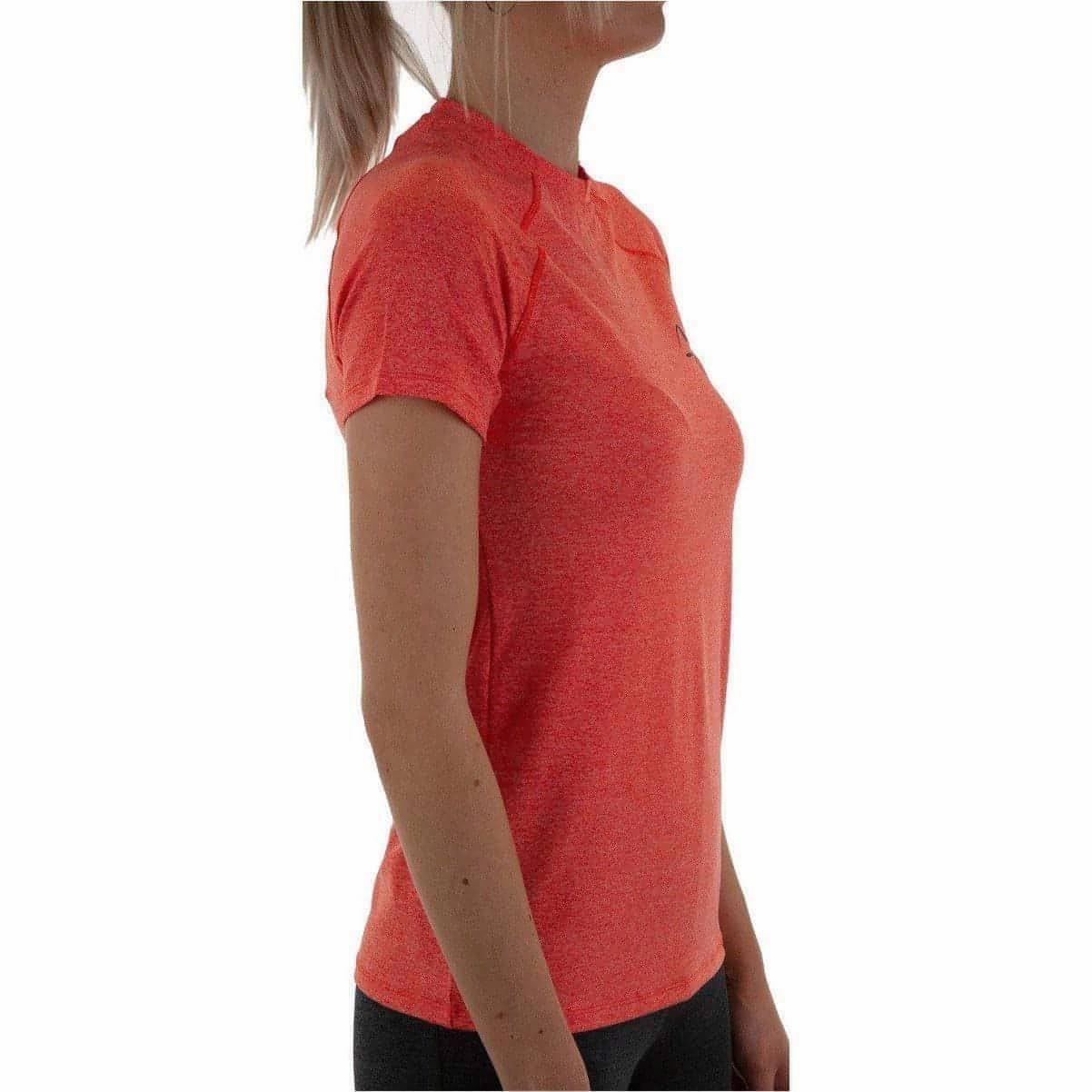 Timeless Layering Chic and Cozy Wear More Mile Train To Run Short Sleeve Womens Running Top - Orange