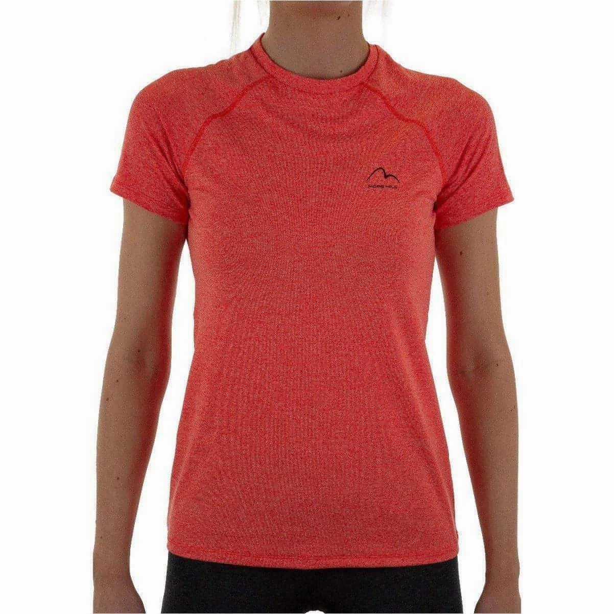 More Mile Train To Run Short Sleeve Womens Running Top - Orange Versatile Option