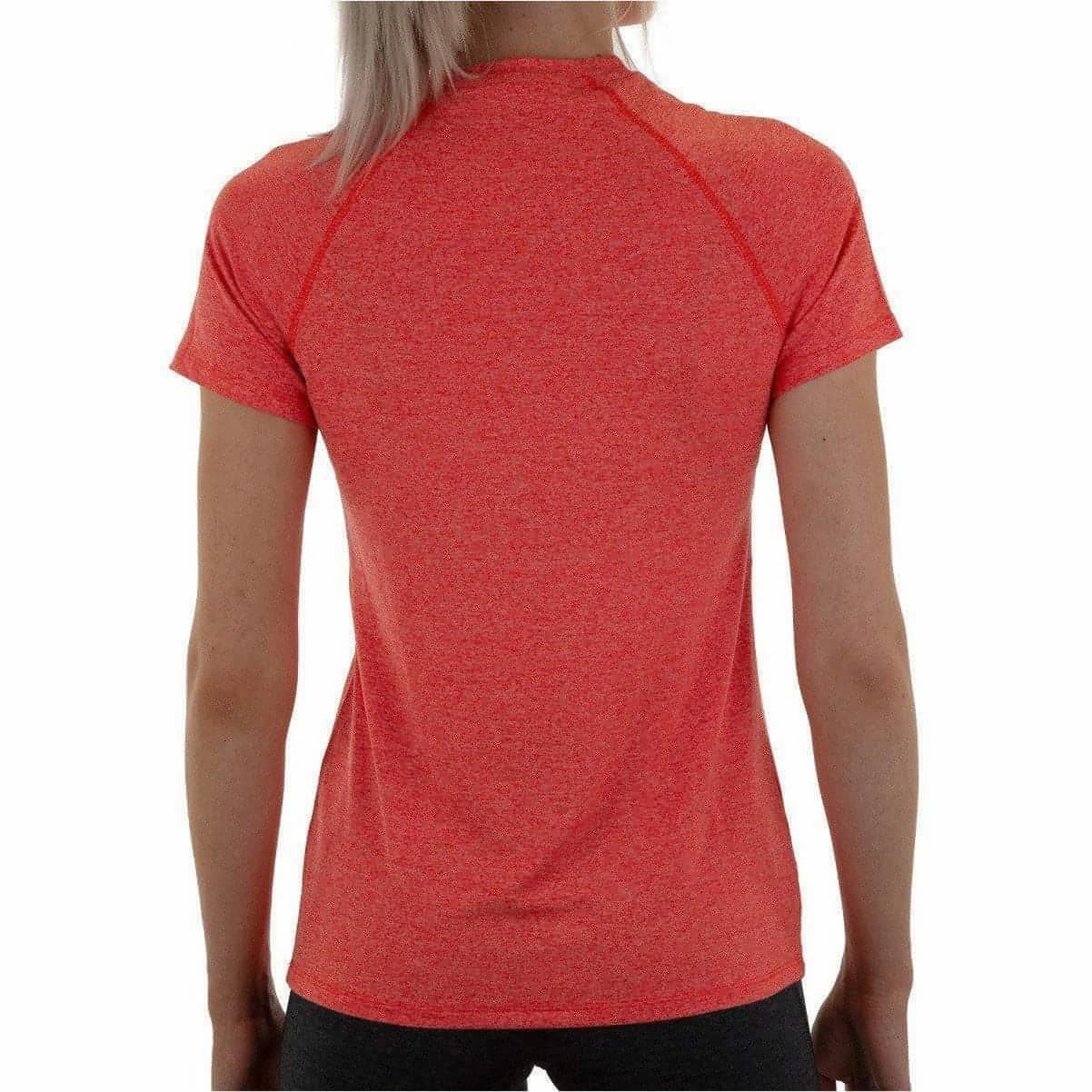 Fit Design Affordable Fashion More Mile Train To Run Short Sleeve Womens Running Top - Orange