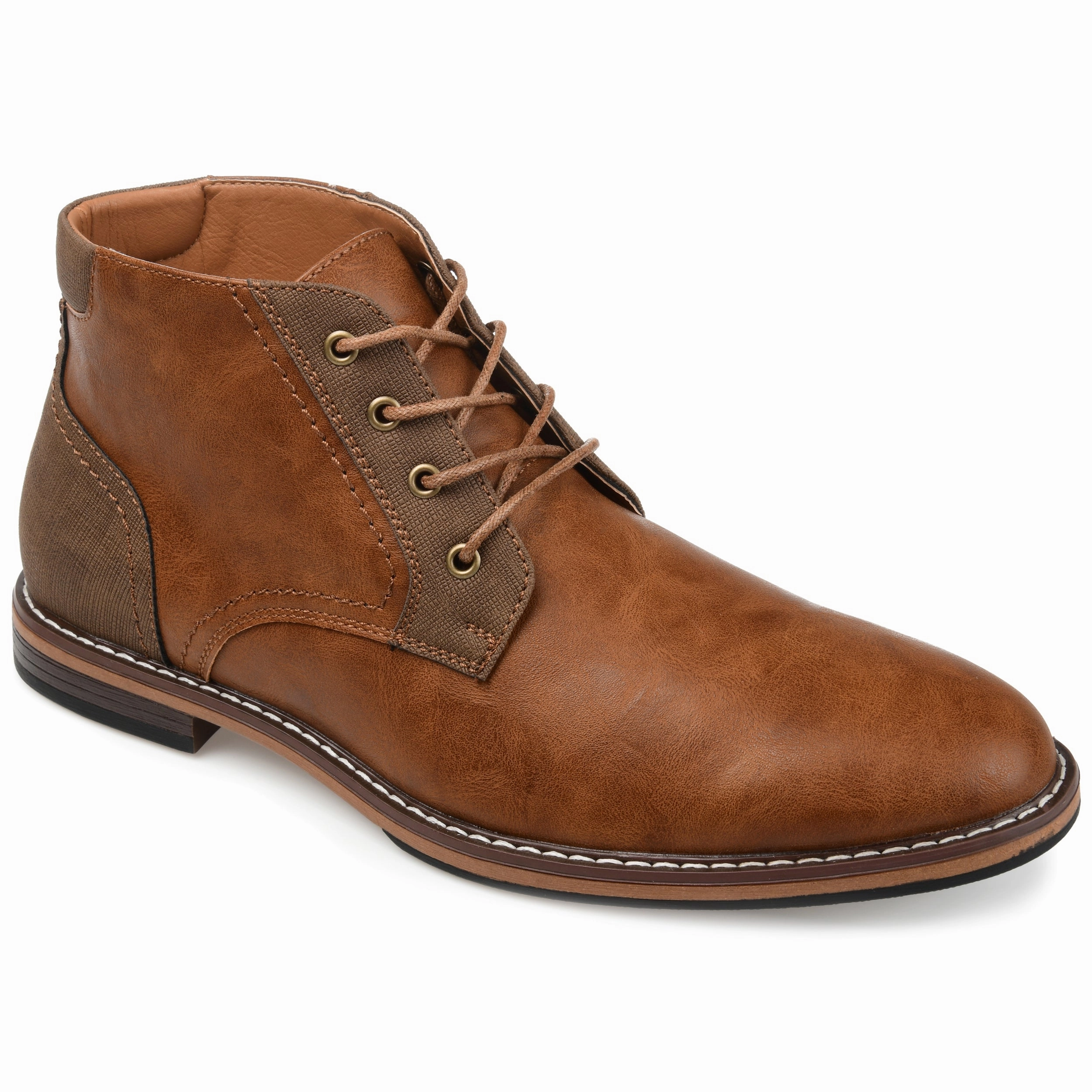 Move Free heel cup Vance Co. Franco Wide Width Plain Toe Chukka Boot
