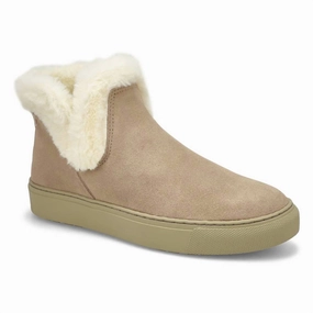 Women's Duffy Suede Waterproof Winter Boots In Mushroom Soft Touch