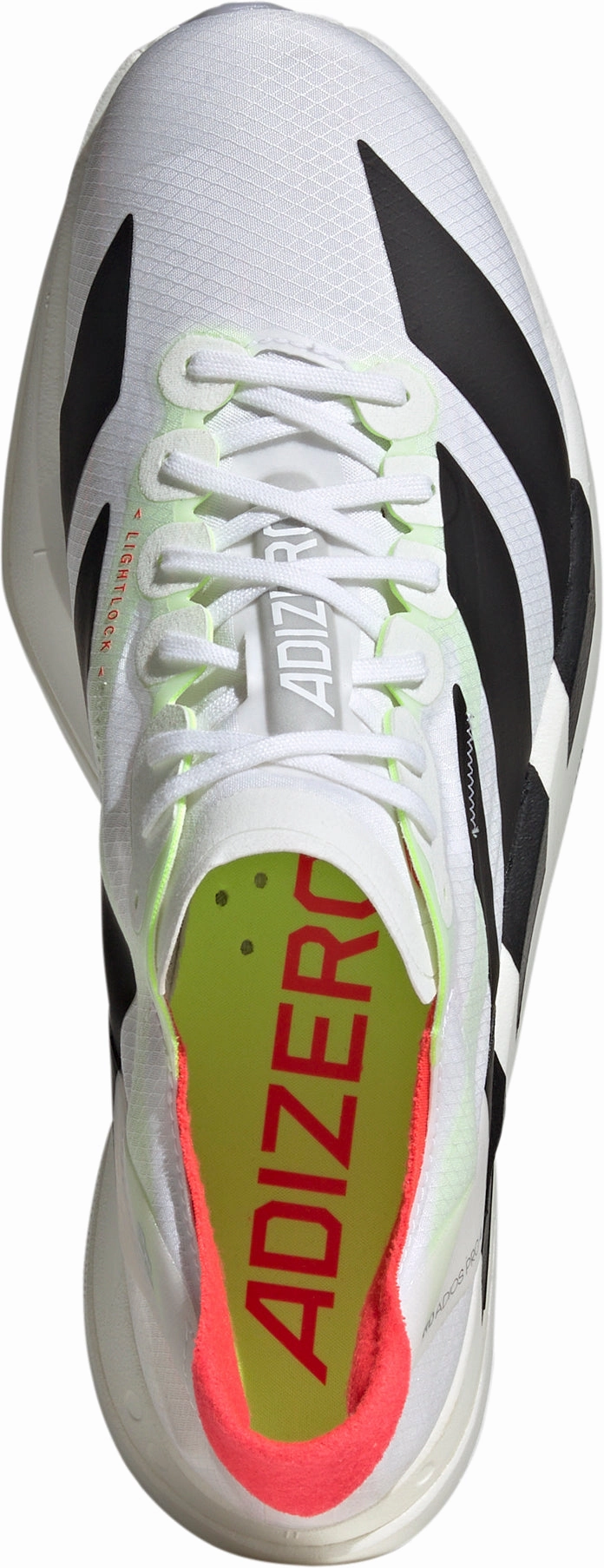 adidas Adizero Adios Pro 4 Mens Running Shoes - White Streamlined Design