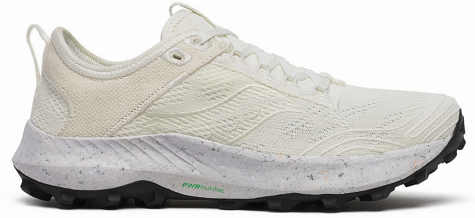 air - filled - feature shoes Saucony Peregrine RFG Womens Trail Running Shoes - White