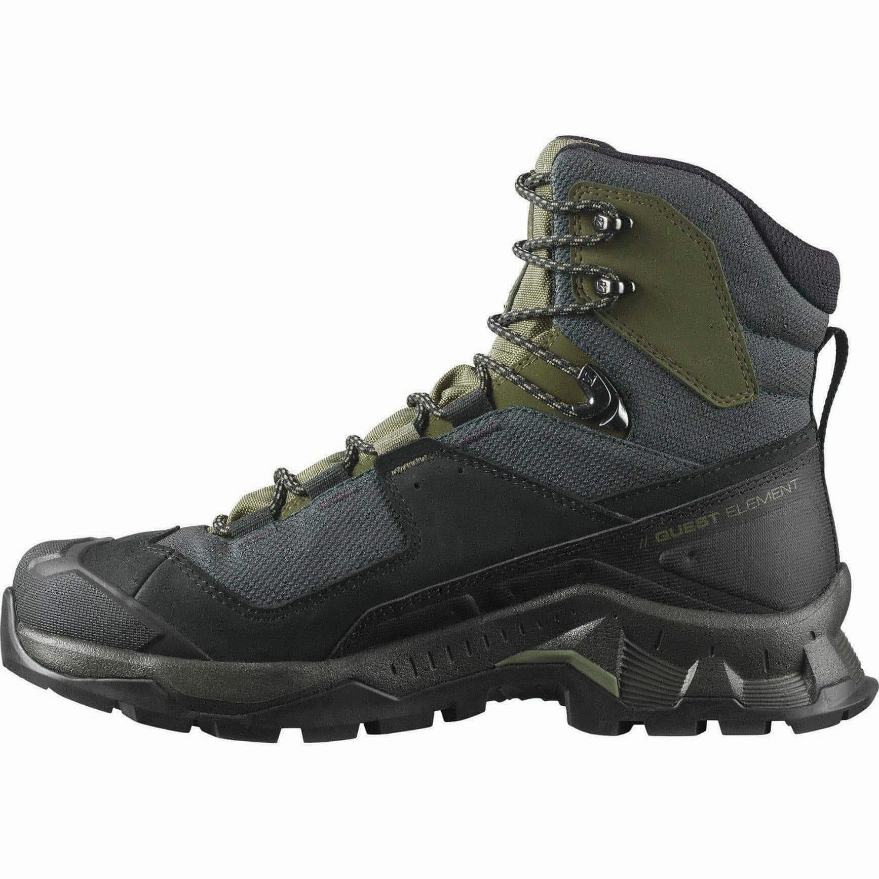 Neutral palette comfort features Salomon Quest Element GORE-TEX Mens Walking Boots - Black