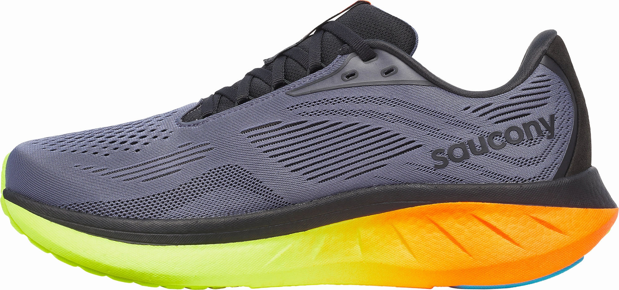 Sneaker Technology Saucony Ride 18 Mens Running Shoes - Grey