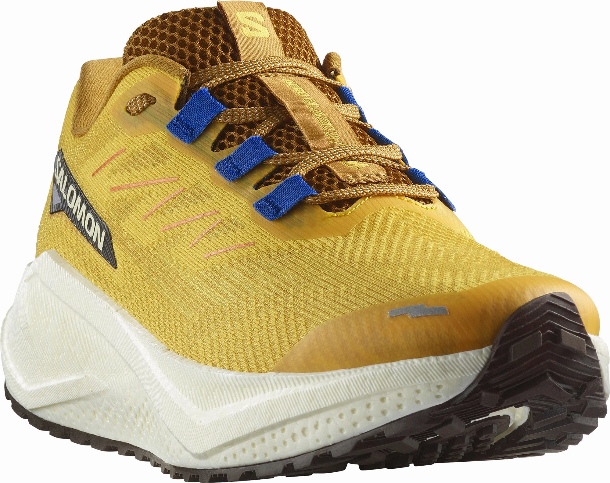 Rebound Foam Salomon Aero Blaze 3 GRVL Mens Trail Running Shoes - Yellow