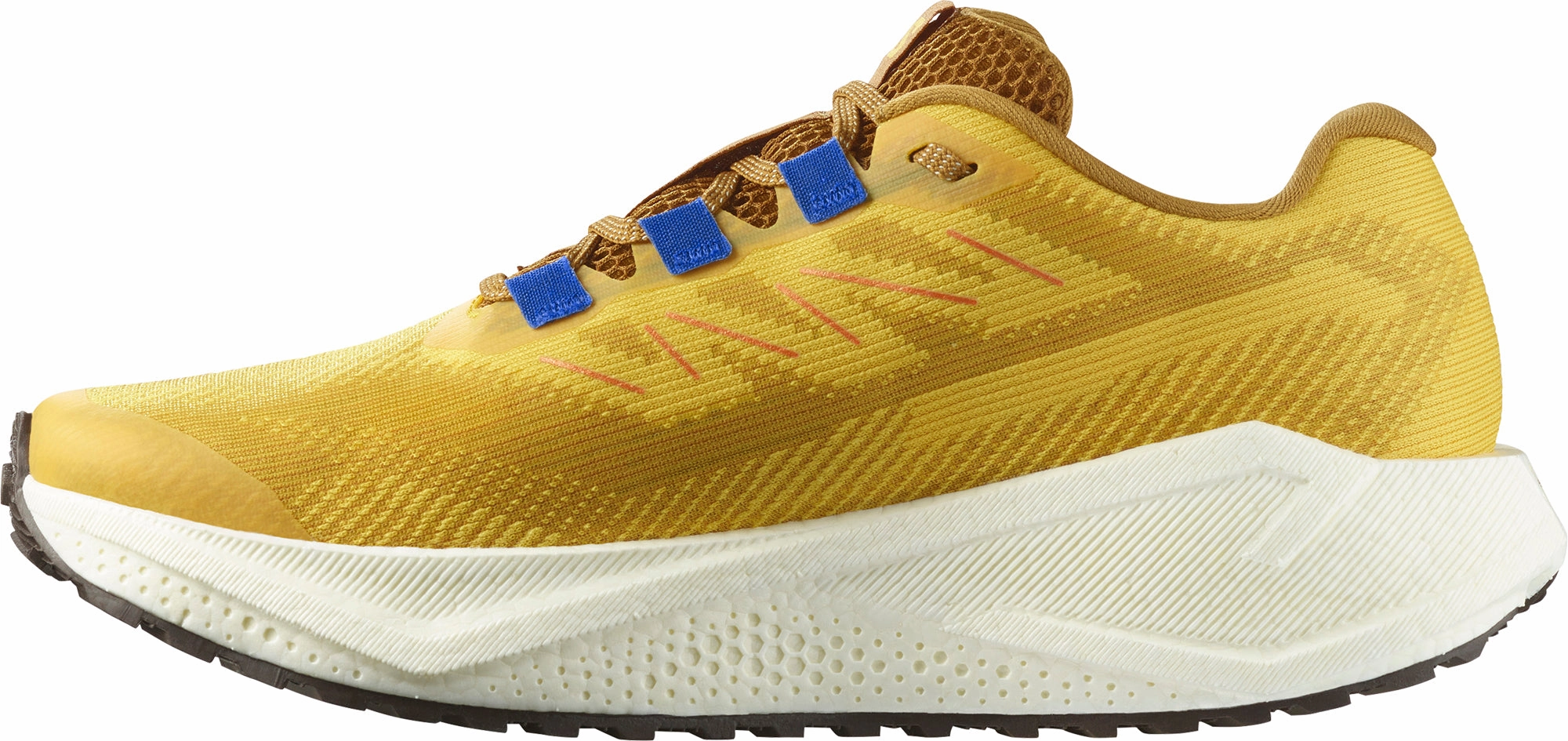 Salomon Aero Blaze 3 GRVL Mens Trail Running Shoes - Yellow Light color option long - distance endurance