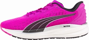 Quick Response slip-resistant Puma Magnify Nitro Womens Running Shoes - Purple