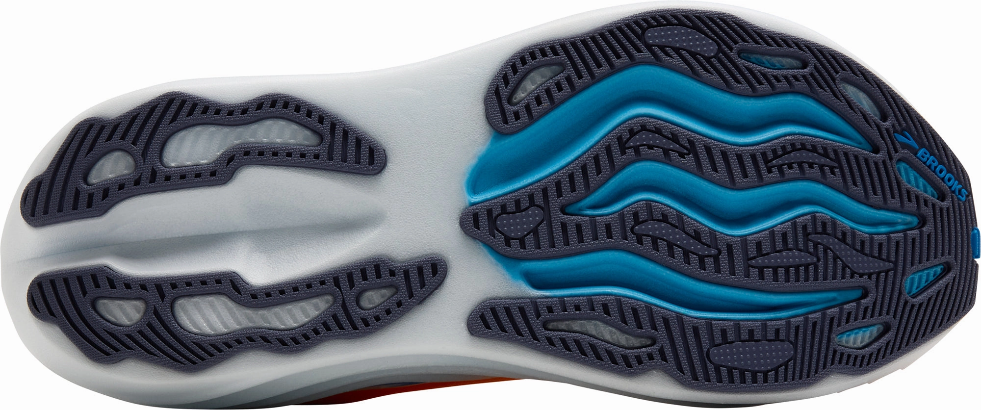 Brooks Glycerin Max Mens Running Shoes - Orange loop - closure Knit Fit