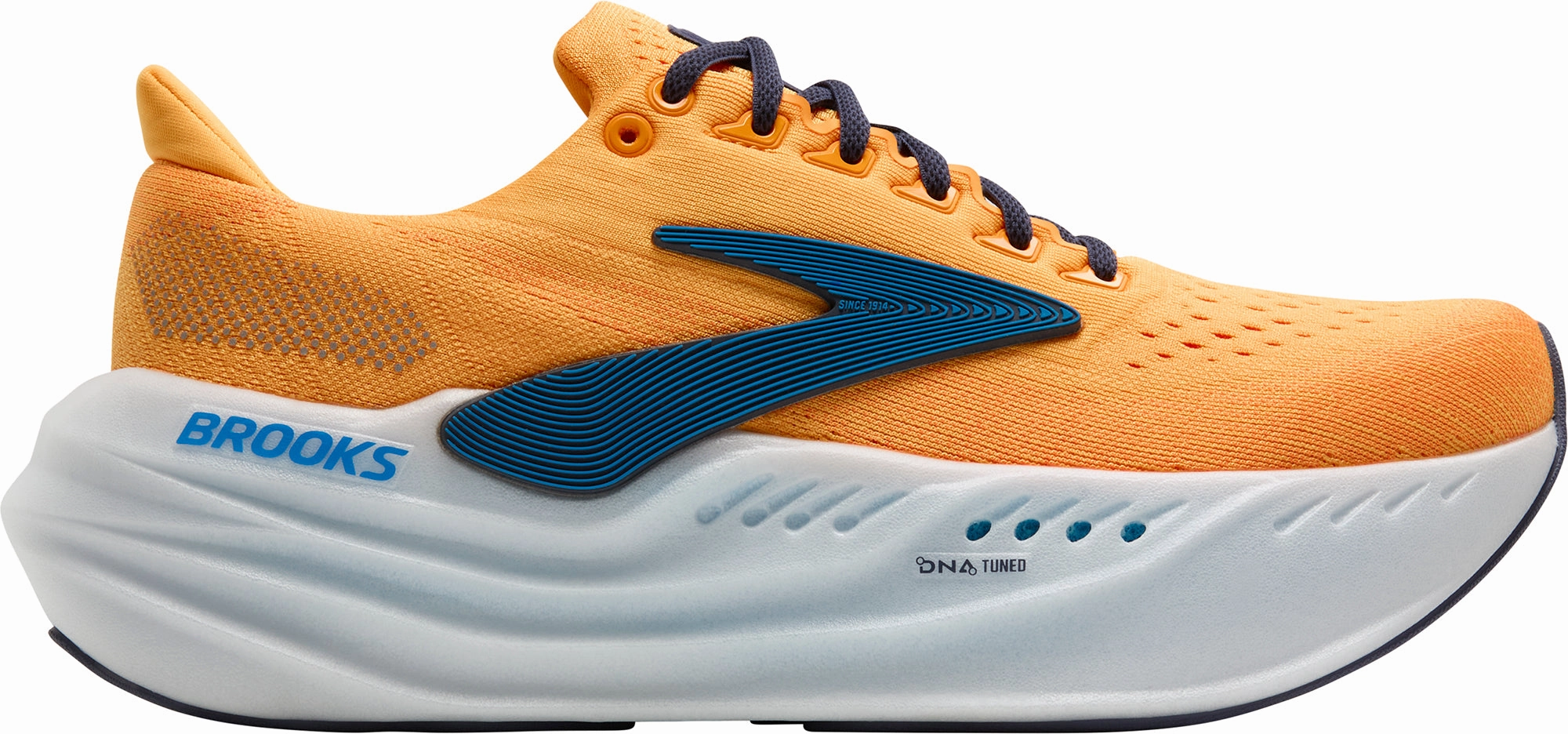 Easy - Maintenance Gradual Transition Midsole Brooks Glycerin Max Mens Running Shoes - Orange