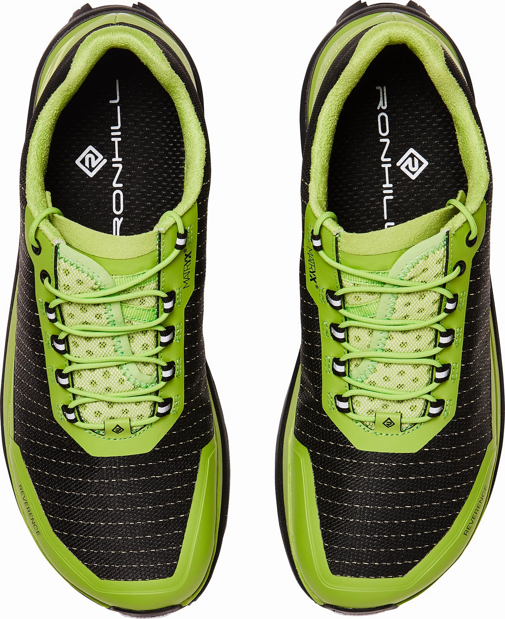 Continuous Rubber Outsole Ronhill Reverence Mens Trail Running Shoes - Green