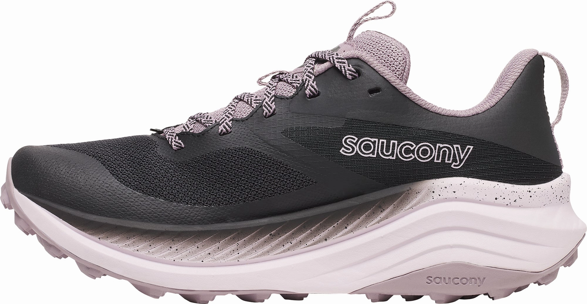 Saucony Xodus Ultra 3 Womens Trail Running Shoes - Black Durable Rubber Traction breathable shoe characteristics