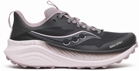 Arch   Supportive well - ventilated Saucony Xodus Ultra 3 Womens Trail Running Shoes - Black