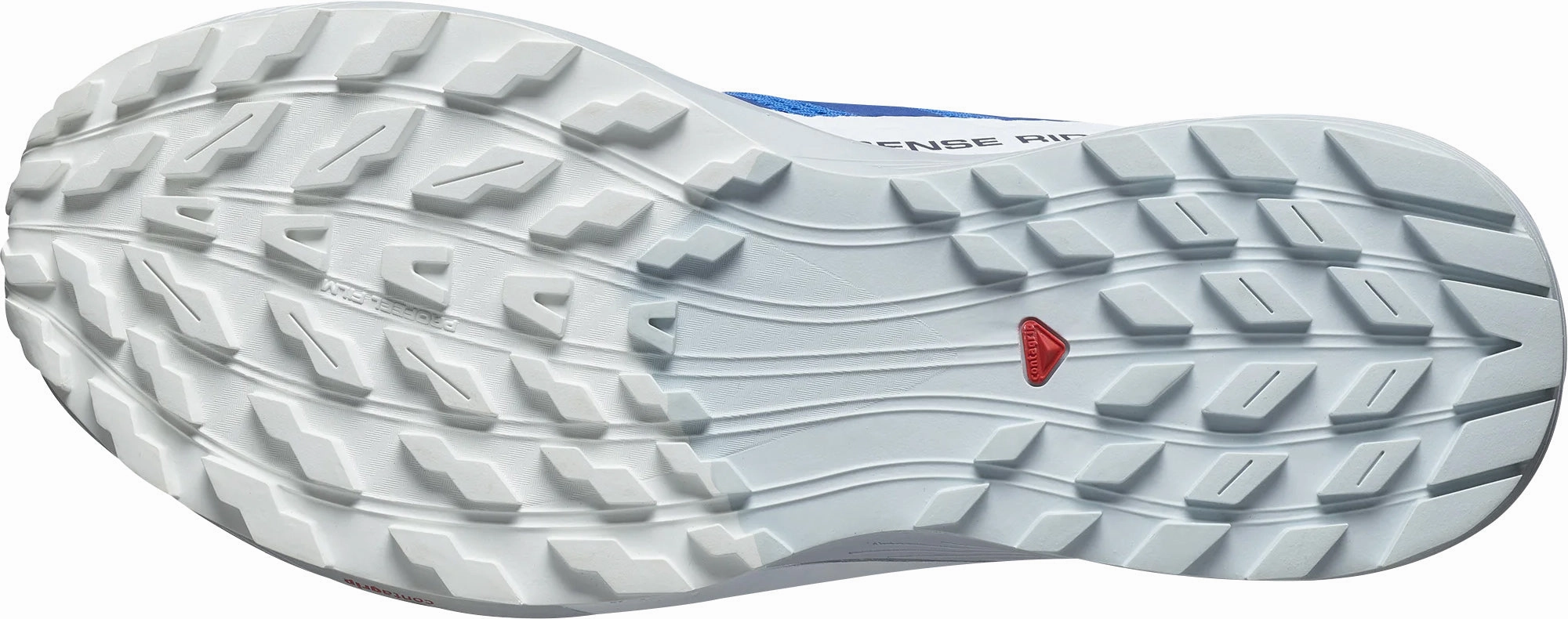 running in a cave area shoes charity - run Salomon Sense Ride 5 Mens Trail Running Shoes - Blue