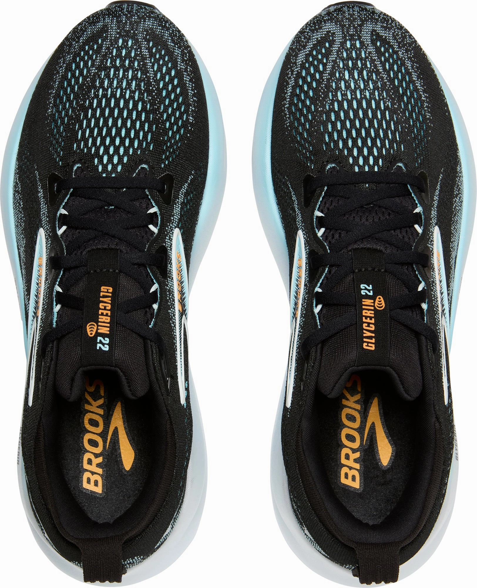 Brooks Glycerin 22 Mens Running Shoes - Black Anti Slip Tread Design
