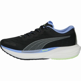 Puma Deviate Nitro 2 Womens Running Shoes - Black Dynamic Fit Construction City Drive