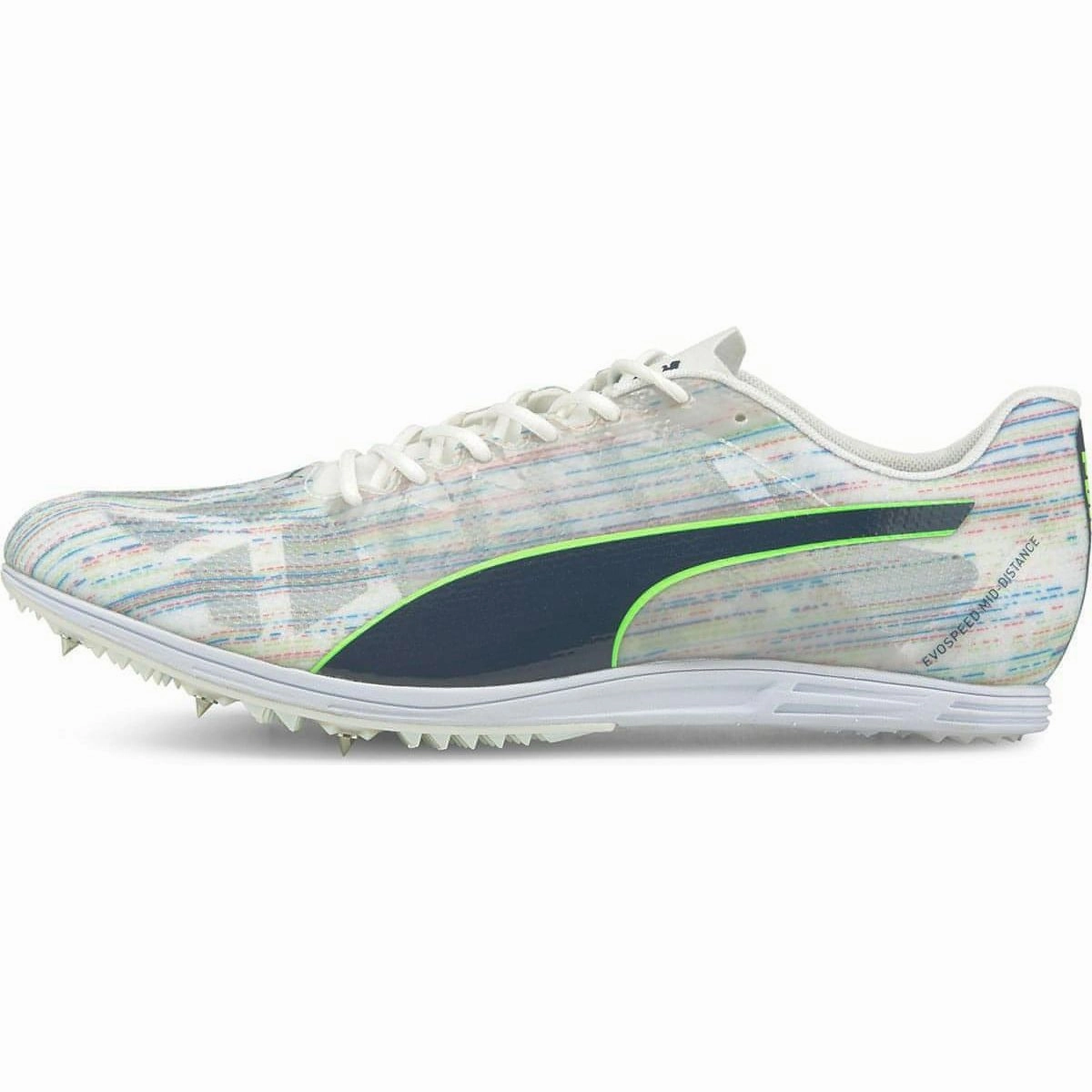 Slip On Puma evoSpeed SP Middle Distance Running Spikes - White
