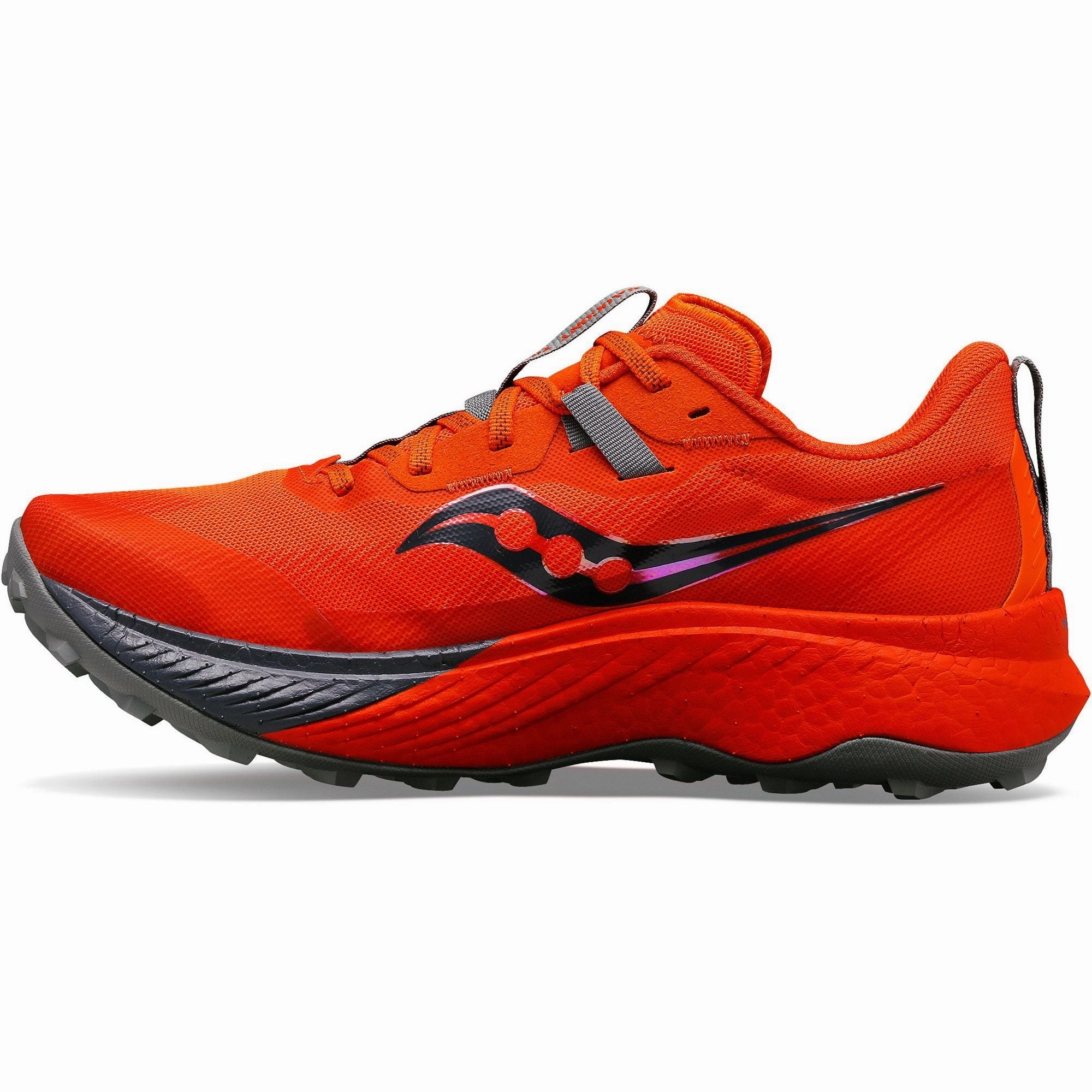 Saucony Endorphin Edge Mens Trail Running Shoes - Red Responsive Foot Strike
