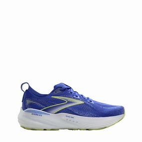 Brooks Women's Glycerin GTS 22 Running Shoes in Amparo Blue/Hyper Iris/Yellow SS25 Supportive Design