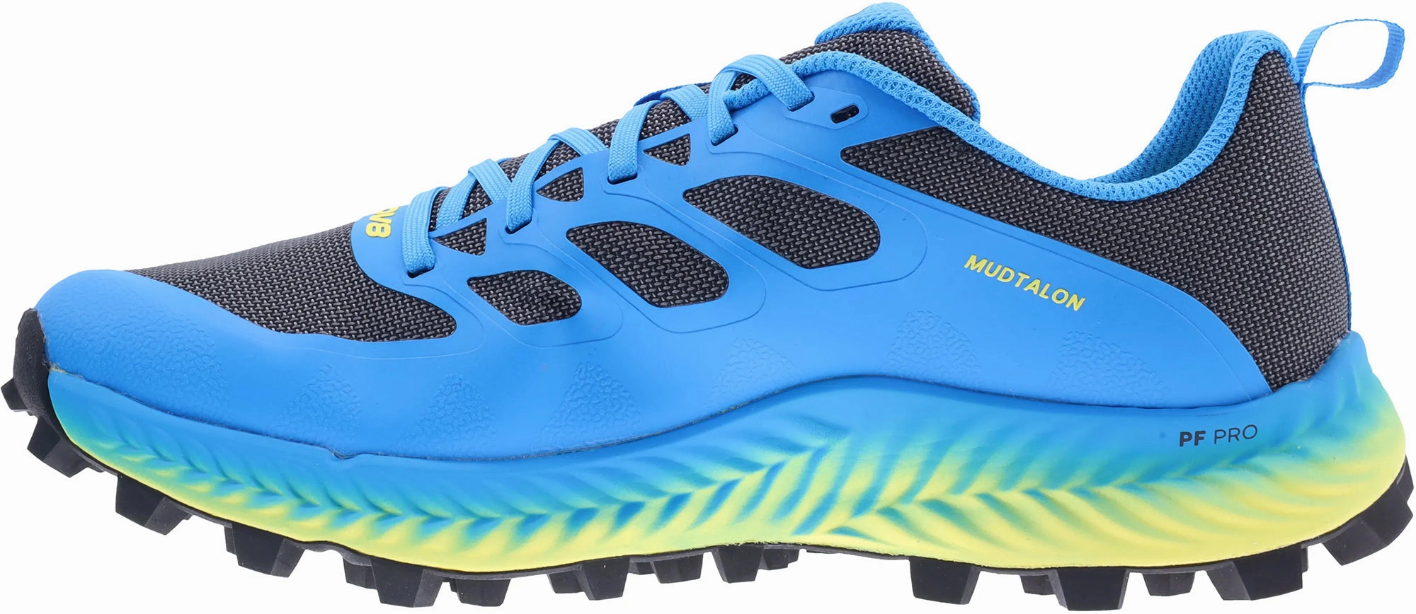 Blister Prevention Padding Inov8 MudTalon WIDE FIT Mens Trail Running Shoes - Blue